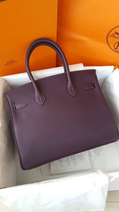 HERMESエルメス コピー★《国内送でスーパーレアなG金具》BIRKINレザン30cm 6060718